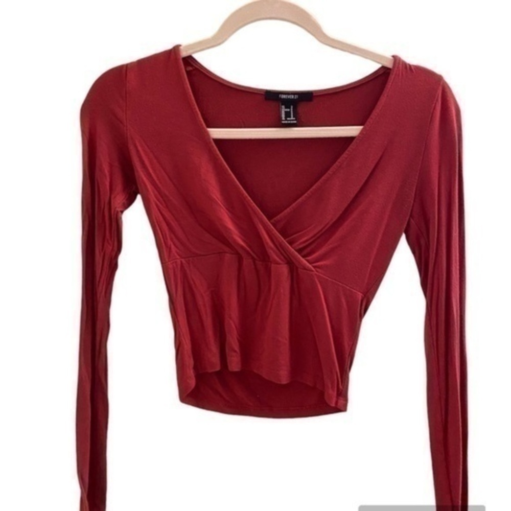 Forever 21 Crop Long Sleeve